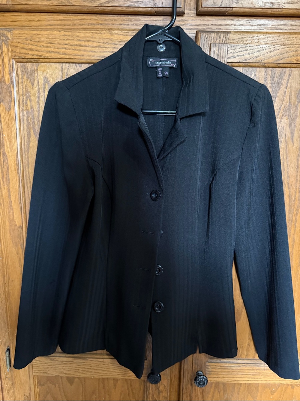 Michele Black Tailored Women's Blazer and Pant Suit